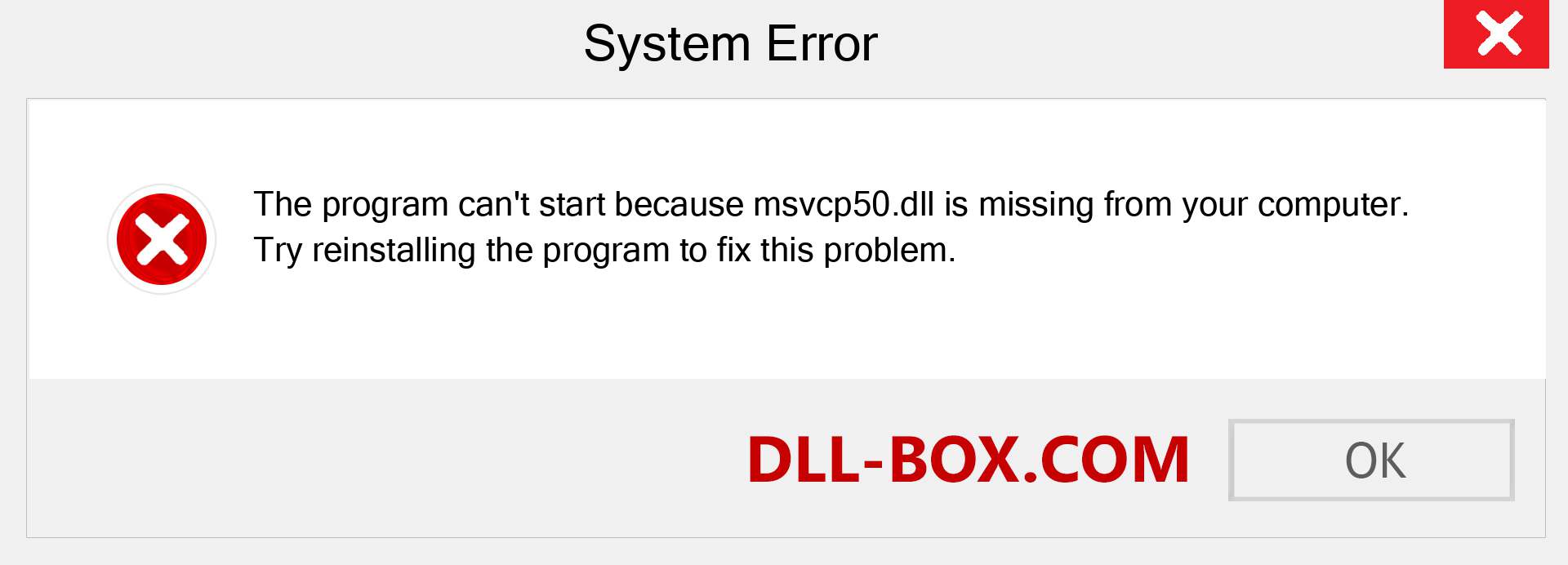  msvcp50.dll file is missing?. Download for Windows 7, 8, 10 - Fix  msvcp50 dll Missing Error on Windows, photos, images